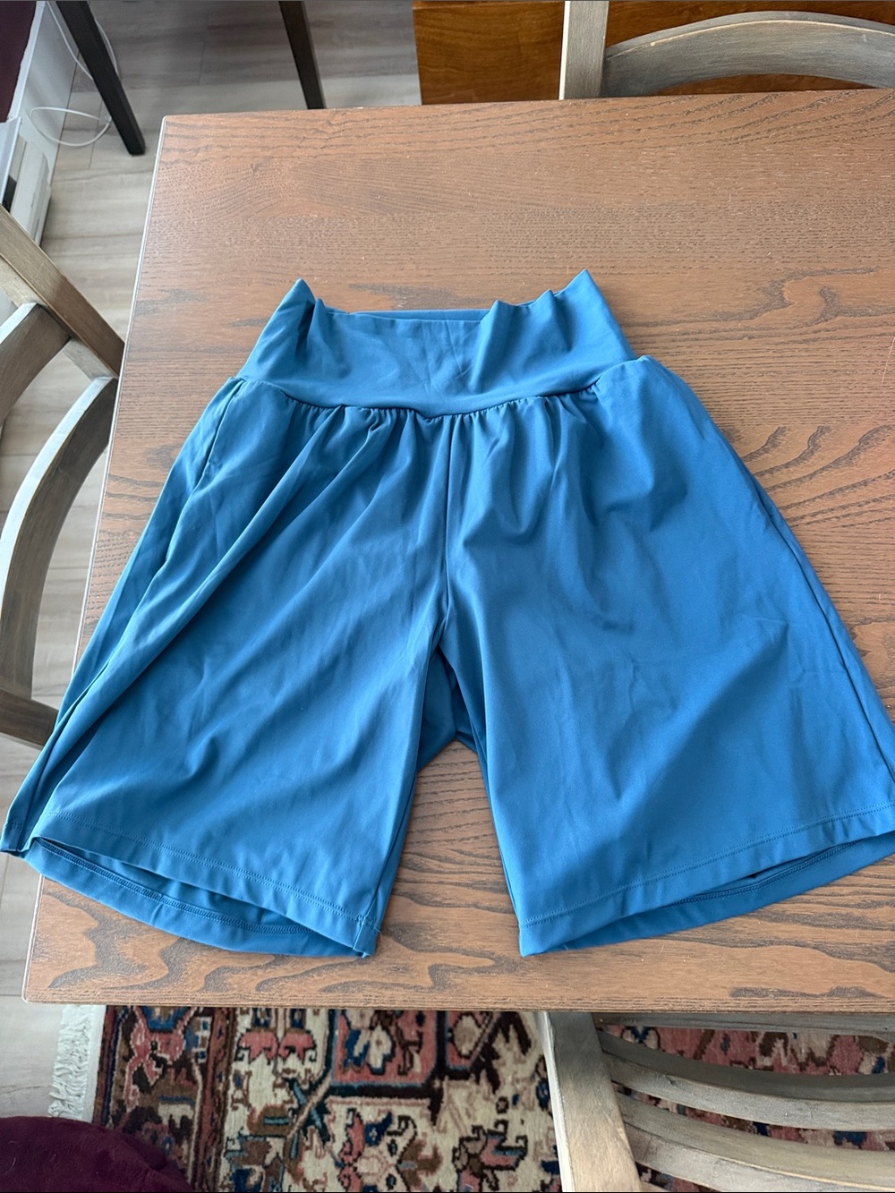 Halara High-Waist Athletic Shorts — Blue